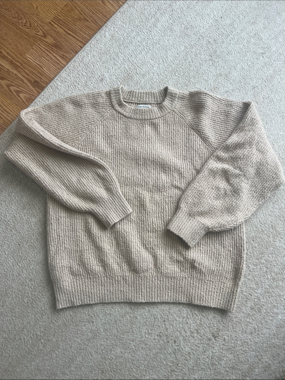 Frank and Oak crew neck sweater